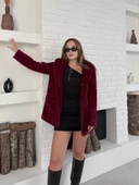 Fok ceket premıum kalite bordo st255860 thumbnail 3