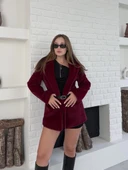 Fok ceket premıum kalite bordo st255860 thumbnail 6