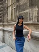 Kaşkorse kumaş bluz thumbnail 4