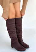 Winda Kahverengi Süet Körüklü Çizme thumbnail 1