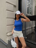 Kaşkorse kumaş bluz thumbnail 1