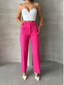 Palazzo fuşya pantolon thumbnail 1