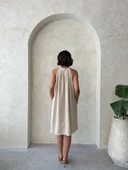 Salaş keten elbise thumbnail 6