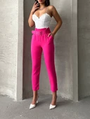 Kemerli havuç pantolon thumbnail 5