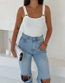 Ottoman toka askılı bluz beyaz s4194 thumbnail 6