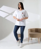 Kiraz işlemeli tişört thumbnail 3