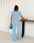 V aksesuarlı ottoman takım mavi s255850 thumbnail 2