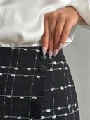 İki düğmeli ch kumaş şort etek siyah h26414 thumbnail 8