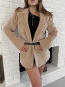 Fok ceket premıum kalite bej st255860 thumbnail 6