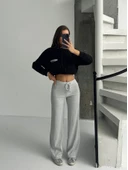 Fit comfort gri salaş pantolon A6011 thumbnail 5