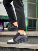 KB-X46 Kuback Siyah Bej Yüksek Siyah Taban Günlük Spor Ayakkabı thumbnail 3