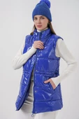 Parlak Şişme Yelek 5218 - Saks thumbnail 2