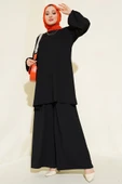 Siyah Tunik Pantolon Alt Üst Takım 6663 thumbnail 1