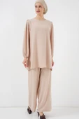 Ayrobin Tunik Pantolon Alt Üst Takım 6712 - Krem thumbnail 3