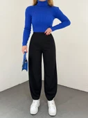 Beli Lastikli Balon Pantolon-Siyah thumbnail 1