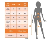 Kadın Yüksek Bel Lastikli Cepli Deri Pantolon thumbnail 4