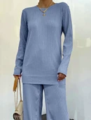 Bisiklet Yaka Kaşkorse Takım    -Mavi thumbnail 1