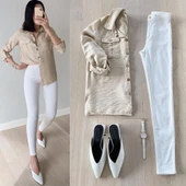 Gabardin Kumaş Yüksek Bel Pantolon 94cm XLbel36cm thumbnail 9