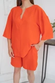 Oranj Şort Ve Üst Takım thumbnail 3