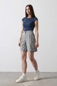 Cargo Cepli Şort - Gri thumbnail 3