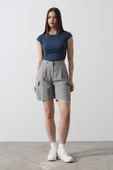 Cargo Cepli Şort - Gri thumbnail 1
