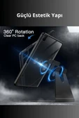 iPad Pro 11 inç 2025 M5 Çipli 360 Derece Dönebilen Standlı Pino iPad Tablet Kılıfı thumbnail 6