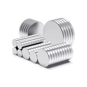 50 Adet 10x2mm Yuvarlak Neodyum Mıknatıs Güçlü Magnet Nikel Kaplamalı thumbnail 2