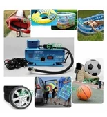 220 Volt-12 Volt 250 Psi Geniş Uygulama Yelpazesi Kompresör Lastik Hava Şişirme Oto Pompası thumbnail 4