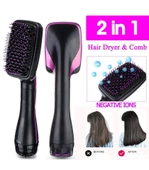 Elektrikli Hava Üflemeli 2 İn 1 Saç Düzleştirici Fön Tarağı thumbnail 2