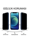 LitaeTrend Iphone 13 Pro Max Uyumlu Hayalet Ekran Gizli Tam Kaplayan Kırılmaz Cam Seramik Ekran Koruyucu Film thumbnail 3