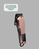 CEYLAN ADAM Şarjlı Saç Kesme Makinesi – Type-C Girişli, LCD Ekranlı ve Sessiz Motor thumbnail 2