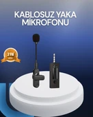 CEYLAN ADAM Bluetooth 5.2 Kablosuz Mikrofon – 360° Ses Algılama, Gürültü Engelleme, 4 Saat Çalışma thumbnail 1