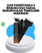 CEYLAN ADAM 3’ü 1 Arada Erkek Bakım Makinesi – Paslanmaz Çelik Başlıklı Şarjlı Tıraş Seti thumbnail 1