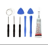 Telefon Tamir Seti 8 Parça Tornavida Seti+B7000 Yapıştırıcı 15Ml (549429768) thumbnail 1