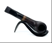 Pipsan İşlemeli El Yapımı Gül Kökü (Briar) Mini Pipo 9mm Filtreli - Model No: 14 thumbnail 3