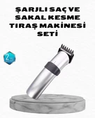 CEYLAN ADAM Profesyonel Şarjlı Saç ve Sakal Kesme Makinesi – Paslanmaz Çelik Bıçaklı, Ergonomik ve Sessiz Motorlu thumbnail 1