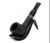 Pipsan İşlemeli El Yapımı Gül Kökü (Briar) Mini Pipo 9mm Filtreli - Model No: 14 thumbnail 2