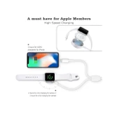 Watch Uyumlu 38 40 42 44 Mm 1 2 3 4 Seri Ve Iphone Şarj Aleti 2In1 Standart thumbnail 3