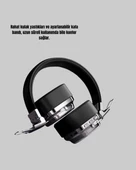 CEYLAN ADAM Kablosuz Kulak Üstü Bluetooth Kulaklık Güçlü Bas ve Katlanabilir Tasarım thumbnail 3