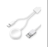 Watch Uyumlu 38 40 42 44 Mm 1 2 3 4 Seri Ve Iphone Şarj Aleti 2In1 Standart thumbnail 1