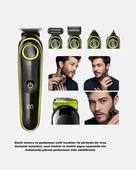 CEYLAN ADAM Erkek Bakım Seti 5’i 1 Arada Şarjlı Paslanmaz Çelik Başlıklı thumbnail 5