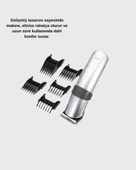 CEYLAN ADAM Profesyonel Şarjlı Saç ve Sakal Kesme Makinesi – Paslanmaz Çelik Bıçaklı, Ergonomik ve Sessiz Motorlu thumbnail 4
