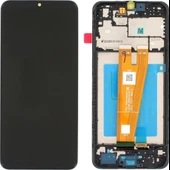 Samsung Galaxy A04 Çıtalı Lcd Dokunmatik Ekran Ld-01 Siyah thumbnail 1