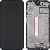 Samsung Galaxy A25 Çıtalı Tam Ekran Oled Lcd Dokunmatik Ekran Ld-01 Siyah thumbnail 1