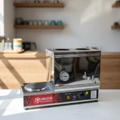 Han Çelik Çift Demlikli Pleytli Endüstriyel Elektrikli Çay Kazanı - Sıcaklık Göstergeli thumbnail 1