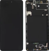 Samsung Galaxy A71 Çıtalı Tam Ekran Oled Lcd Dokunmatik Ekran Ld-01 Siyah thumbnail 2