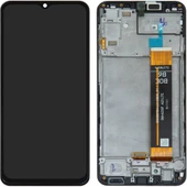 Samsung Galaxy A23 Çıtalı Yüksek Kalite Lcd Dokunmatik Ekran Ld-01 Siyah thumbnail 1