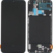 Samsung Galaxy A70 Tam Ekran Oled Çıtalı Lcd Dokunmatik Ekran Ld-01 Siyah thumbnail 1