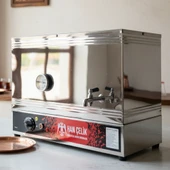 Han Çelik Üç Demlikli Endüstriyel Elektrikli Çay Kazanı - Sıcaklık Göstergeli thumbnail 1