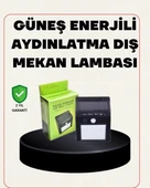 CEYLAN ADAM Bahçe ve Veranda İçin Güneş Paneli ile Otomatik Şarj Olan LED Duvar Lambası thumbnail 1